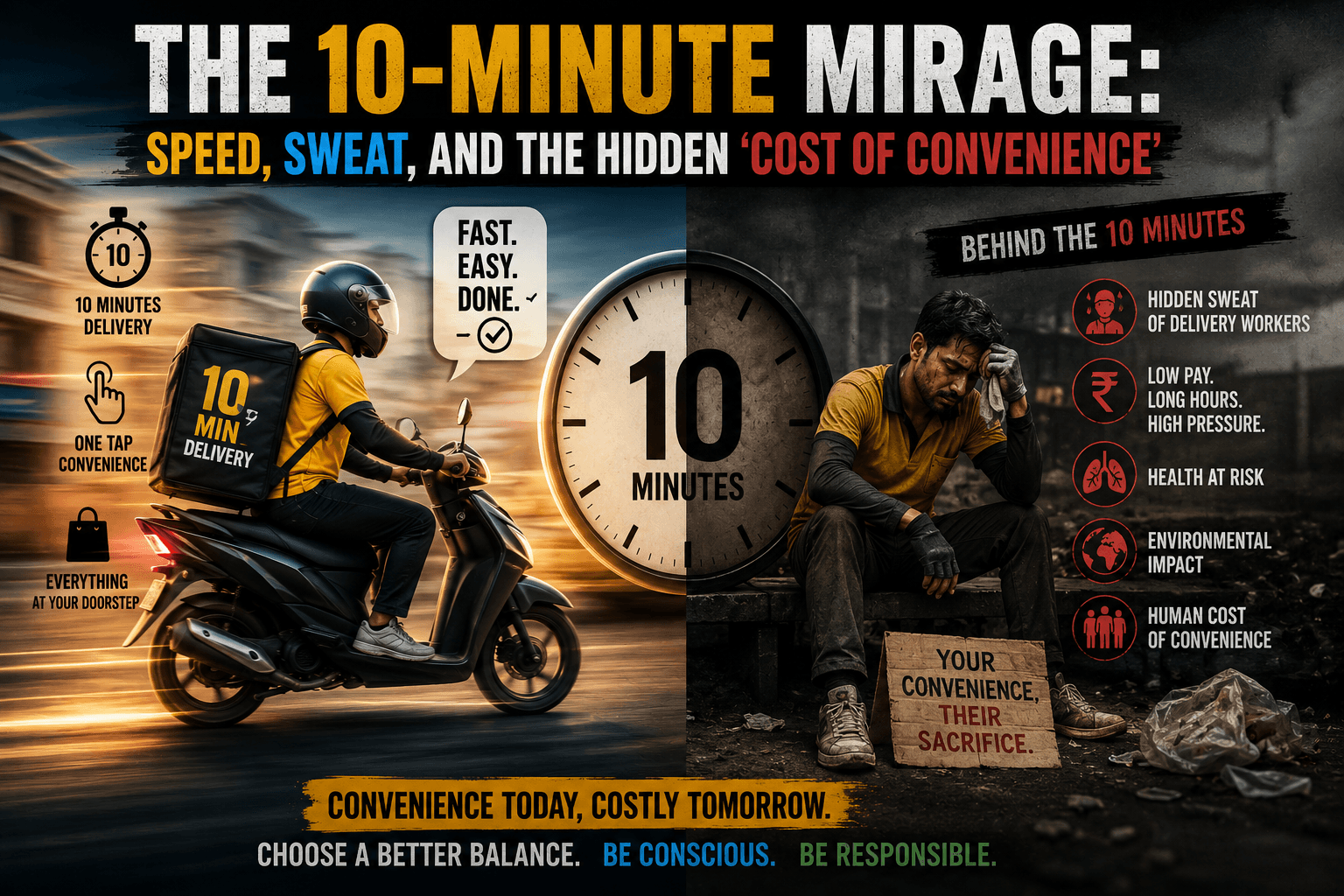 The 10-Minute Mirage: Speed, Sweat, and the Hidden ‘Cost of Convenience’